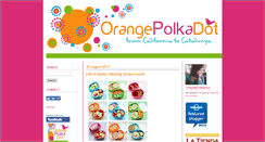 Desktop Screenshot of orangepolkadot.com