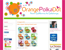 Tablet Screenshot of orangepolkadot.com
